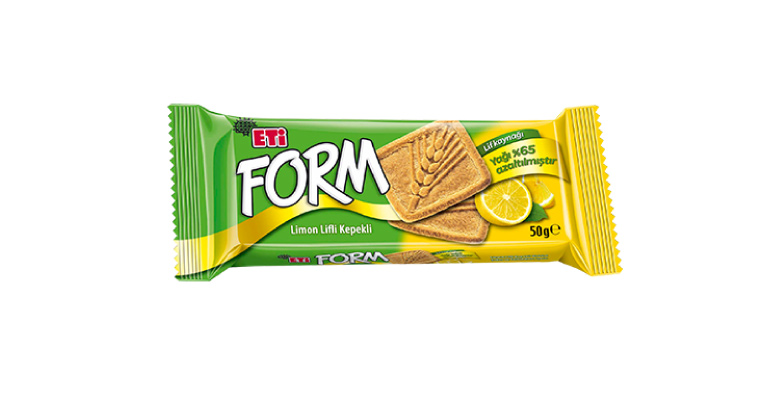 Eti Form Limon Lifli Kepekli Bisküvi