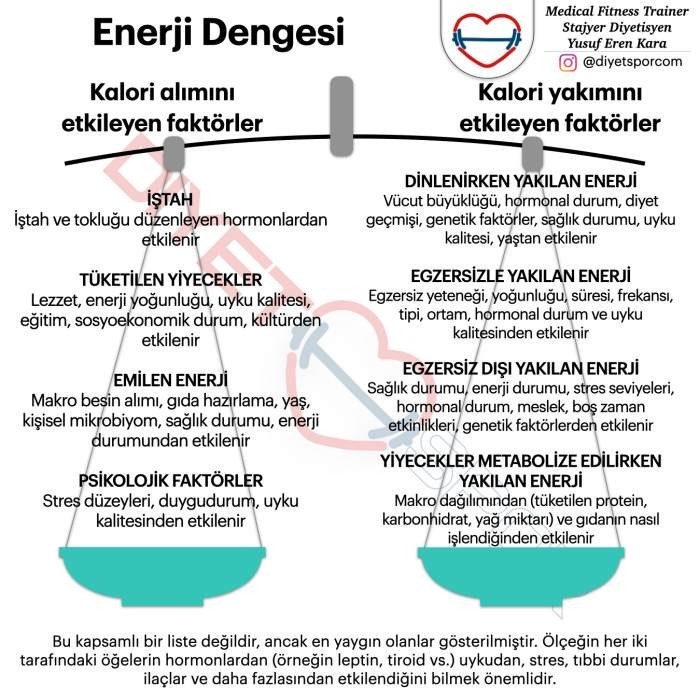 Sağlıklı Beslenmenin 5 İlkesi 2 enerji-dengesi